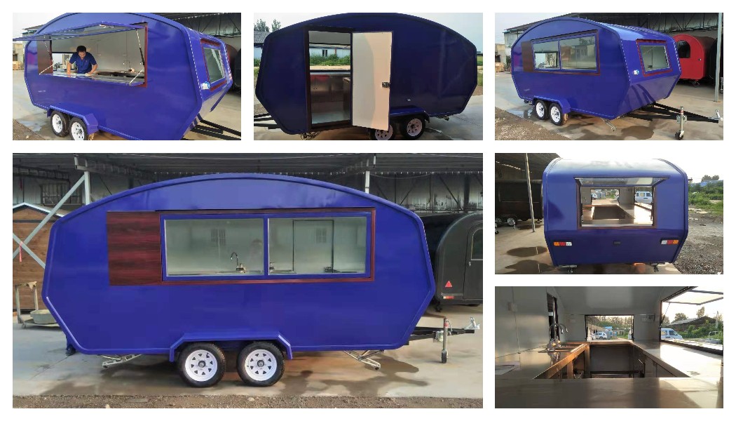 15ft custom coffee trailer